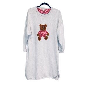 🐳 Early Dawn Teddy Bear Night Shirt, Size M
